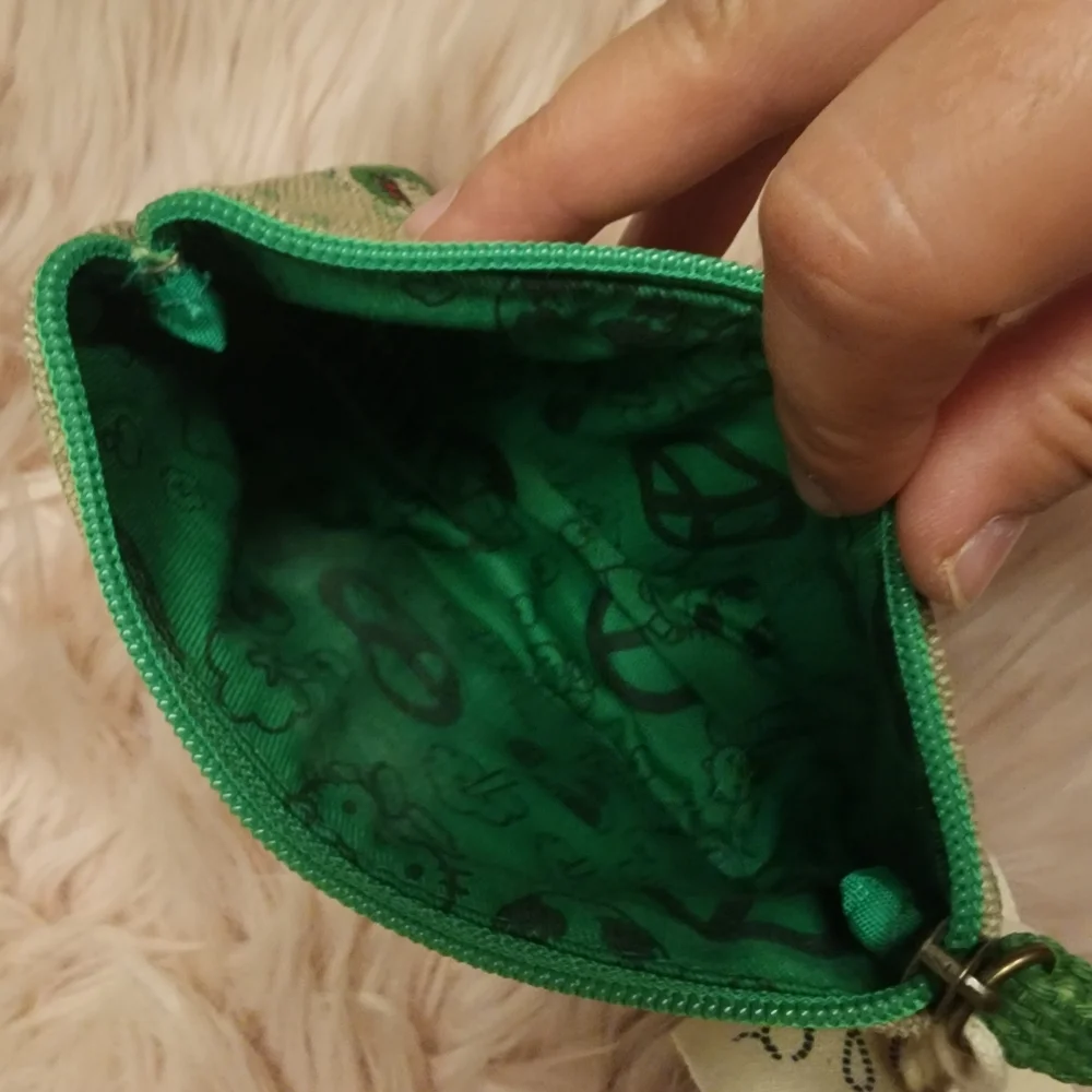 Loungefly Hello Kitty Peace eco Earth Day 2009 Rare makeup bag /coin purse